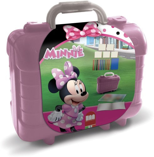 Schrijfset koffer Minnie Mouse - 81-delig - Schrijfwarenset Disney Minnie Mouse - ToyRunner