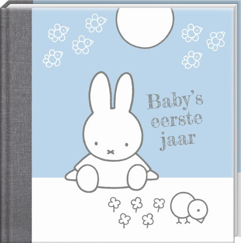 Boek Baby eerste jaar Nijntje - blauw Nijntje - ToyRunner