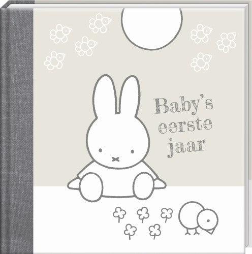 Boek Baby eerste jaar Nijntje - zilver Nijntje - ToyRunner