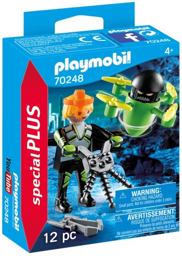 Playmobil 70248 Agent met Drone - ToyRunner