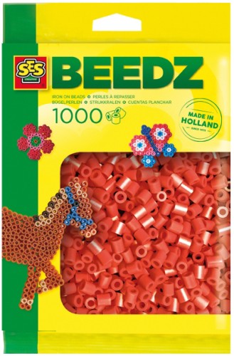 strijkkralen Beedz kunststof 1000 stuks rood - ToyRunner