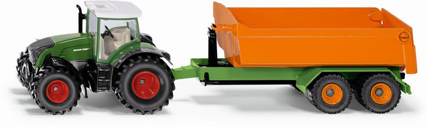 Fendt 933 tractor met kiepwagen 12,8 cm staal groen (1989) - ToyRunner