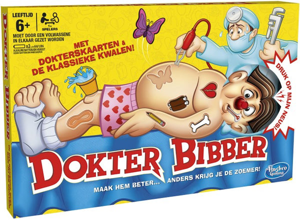 Dokter Bibber 27 x 27 x 5,5 cm gezelschapsspel - ToyRunner