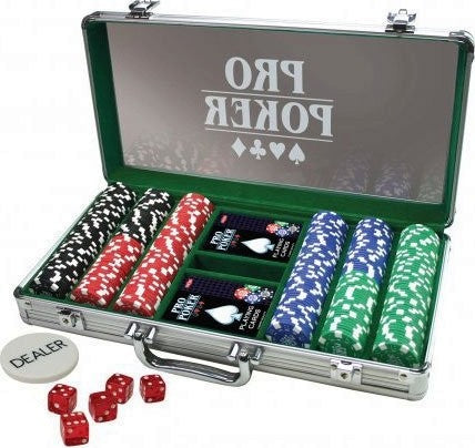 Pro Poker koffer - 300 chips - Bordspel Selecta - ToyRunner