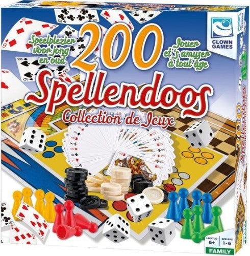 Spellendoos - 200-delig - Bordspel Clown Games - ToyRunner