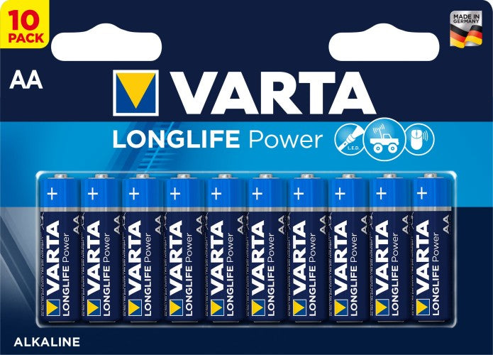 Batterijen Varta Longlife AA 10 stuks Batterijen - ToyRunner