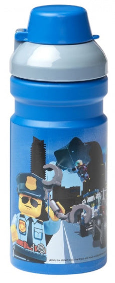 Drinkbeker LEGO City - 390 ml blauw/grijs - Schoolbeker LEGO License - ToyRunner