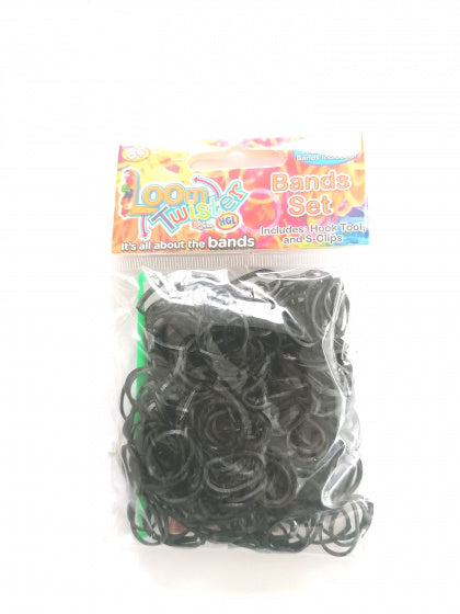 loombandjes junior rubber zwart 300-delig - ToyRunner