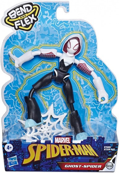 Spider-Man Bend And Flex Ghost Spider 15 cm actiefiguur - ToyRunner