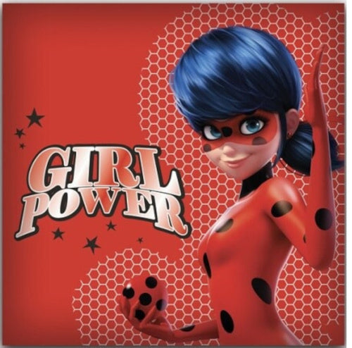 kussen Girl Power junior 40 x 40 cm polyester rood - ToyRunner