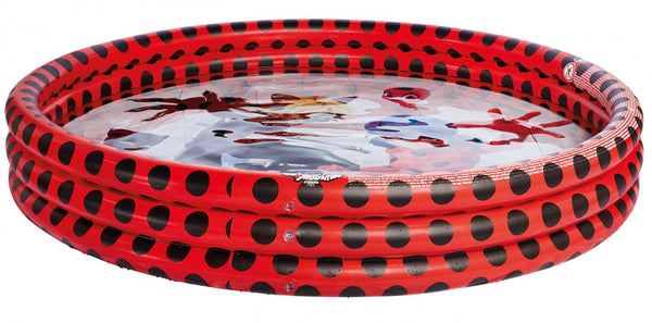 opblaaszwembad junior 157 x 28 cm rood/zwart - ToyRunner