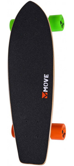 Cruiser skateboard 59 cm hout/aluminium zwart
