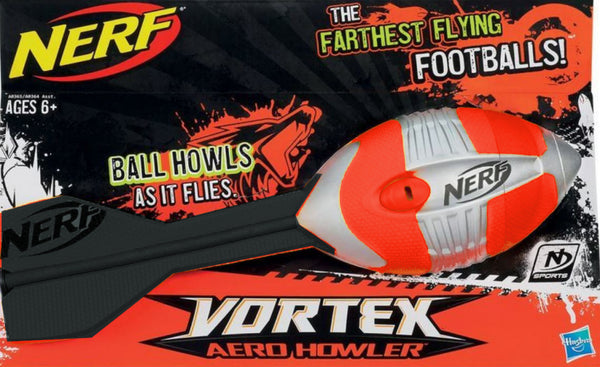 werpbal Vortex Aero Howler 32 cm schuimrubber rood/zwart - ToyRunner