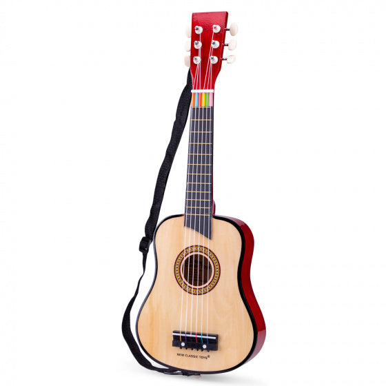gitaar De Luxe junior 64 cm hout naturel 4-delig - ToyRunner