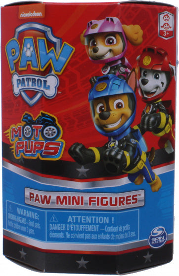 mini-speelfiguur Paw Patrol junior 5 cm rood/blauw - ToyRunner