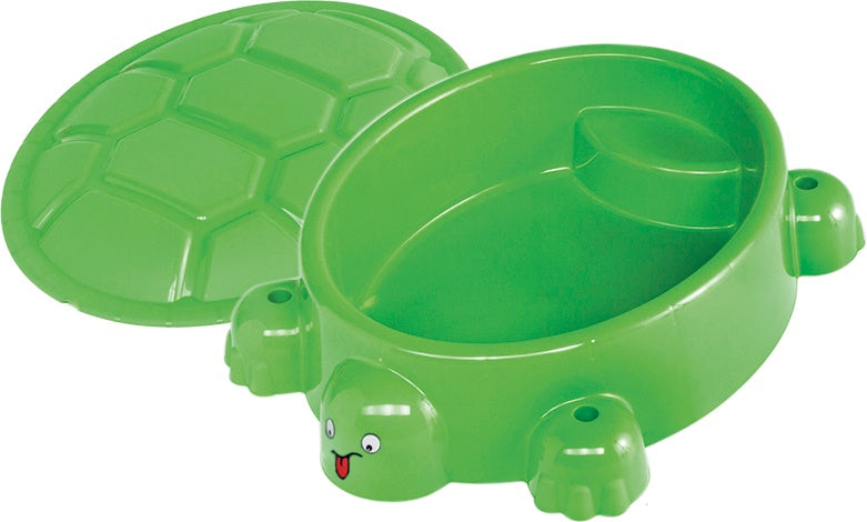 zandbak met deksel Schildpad 95,5 x 68 cm groen - ToyRunner