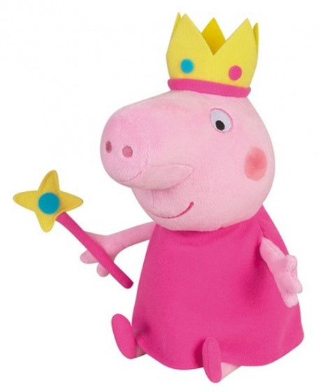 knuffel prinses Peppa Pig pluche rood 25 cm - ToyRunner