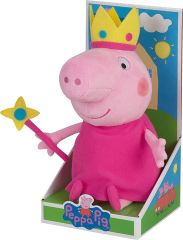 knuffel prinses Peppa Pig pluche rood 25 cm - ToyRunner