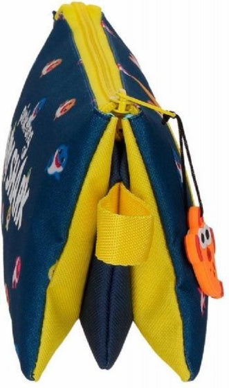 etui Baby Shark junior 22 cm polyester blauw/geel - ToyRunner