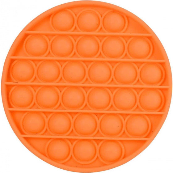 fidgetspel Pop It junior rond 12,5 cm oranje - ToyRunner