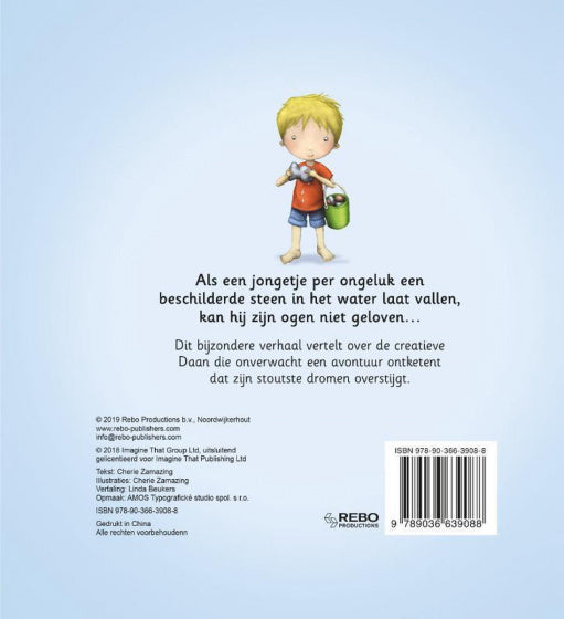 kinderboek Doldwaze dieren 18,7 cm blauw - ToyRunner