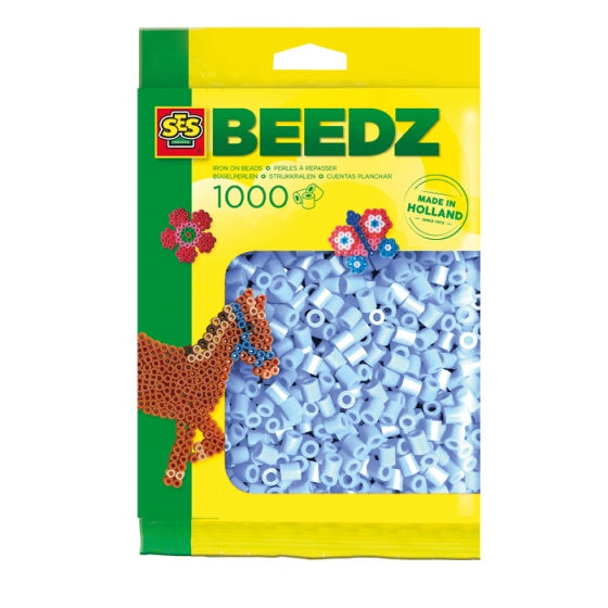 strijkkralen Beedz kunststof 1000 stuks lichtblauw - ToyRunner