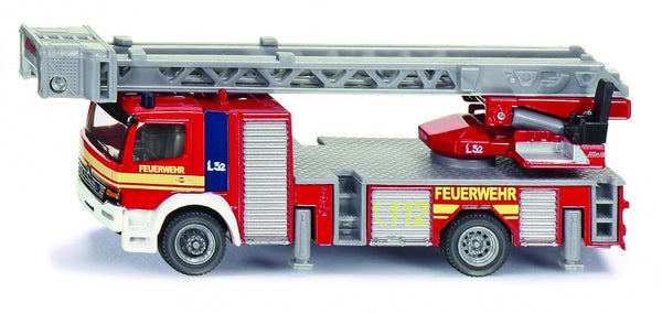 Mercedes-Benz ladderwagen van Duitse brandweer rood (1841) - ToyRunner