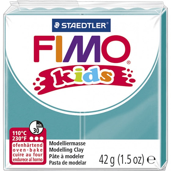 FIMO Kids Boetseerklei Turquoise, 42gr - ToyRunner