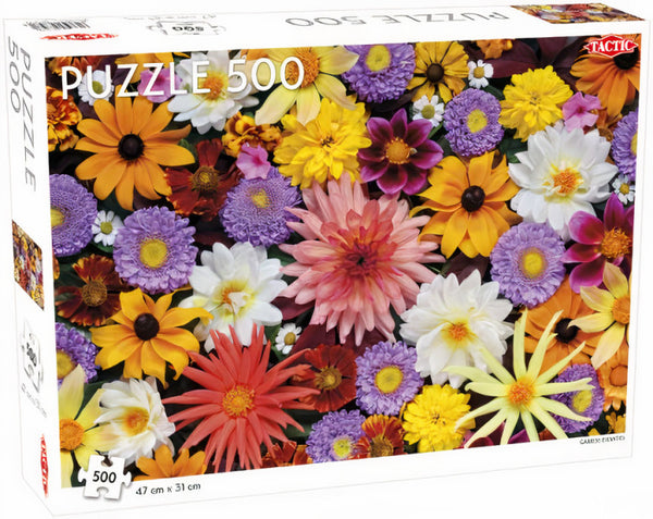 legpuzzel Garden Flowers 31 x 37 cm karton 500 stukjes - ToyRunner
