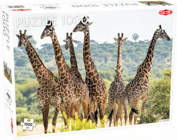 legpuzzel Animals giraffe 48 x 67 cm karton 1000 stukjes - ToyRunner