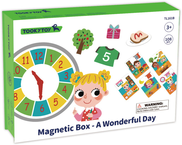 A Wonderful Day Educatief Houten Magneetbord 108-delig