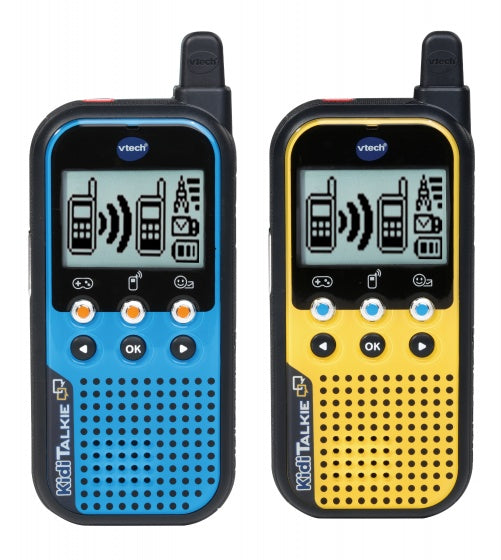 walkie talkie KidiTalkie 27,9 cm blauw/geel 2 stuks - ToyRunner